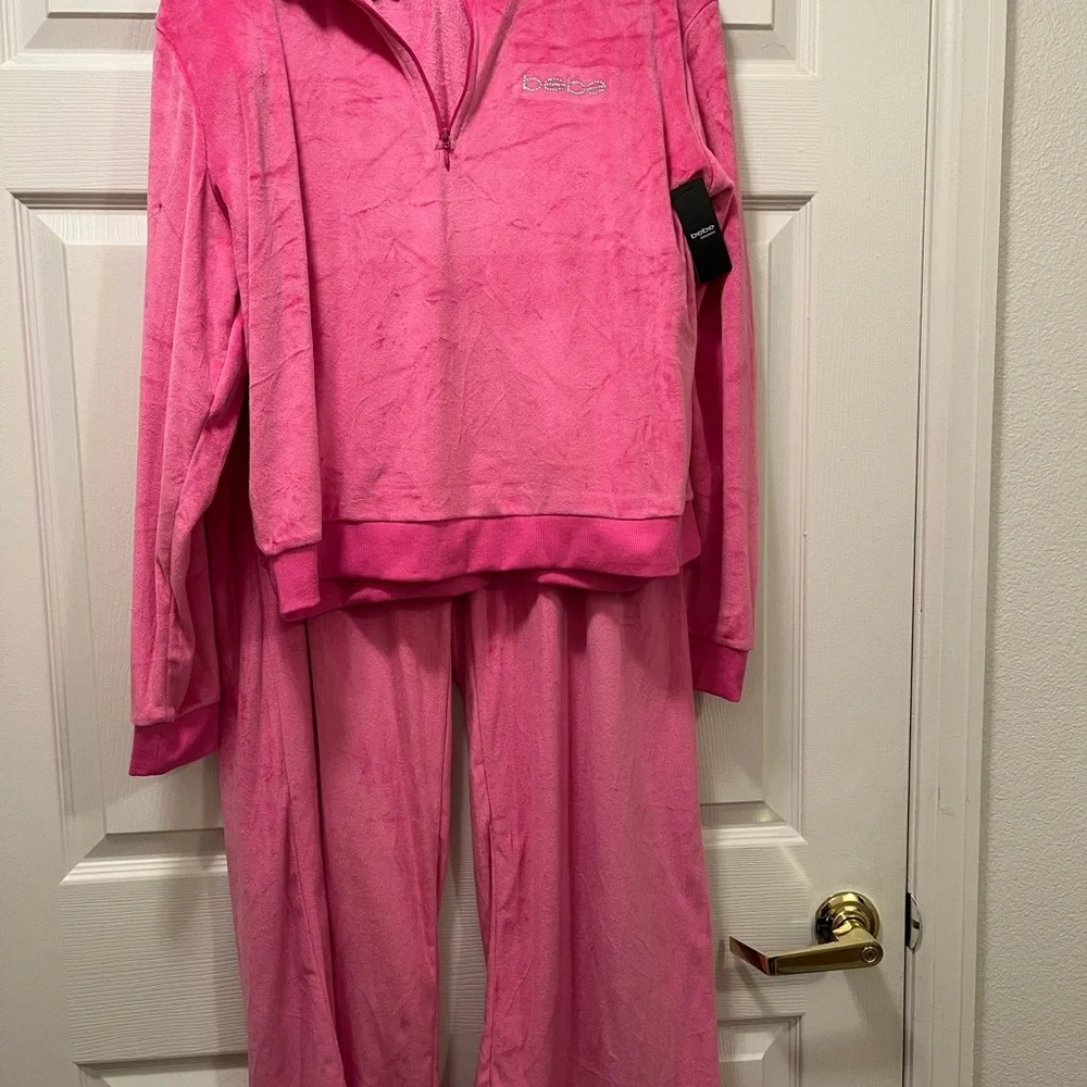 NWT Bebe Pink Sleepwear Set - Picture 1 of 6
